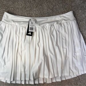 Adidas Womens White Pleated Skort - NWT - XL